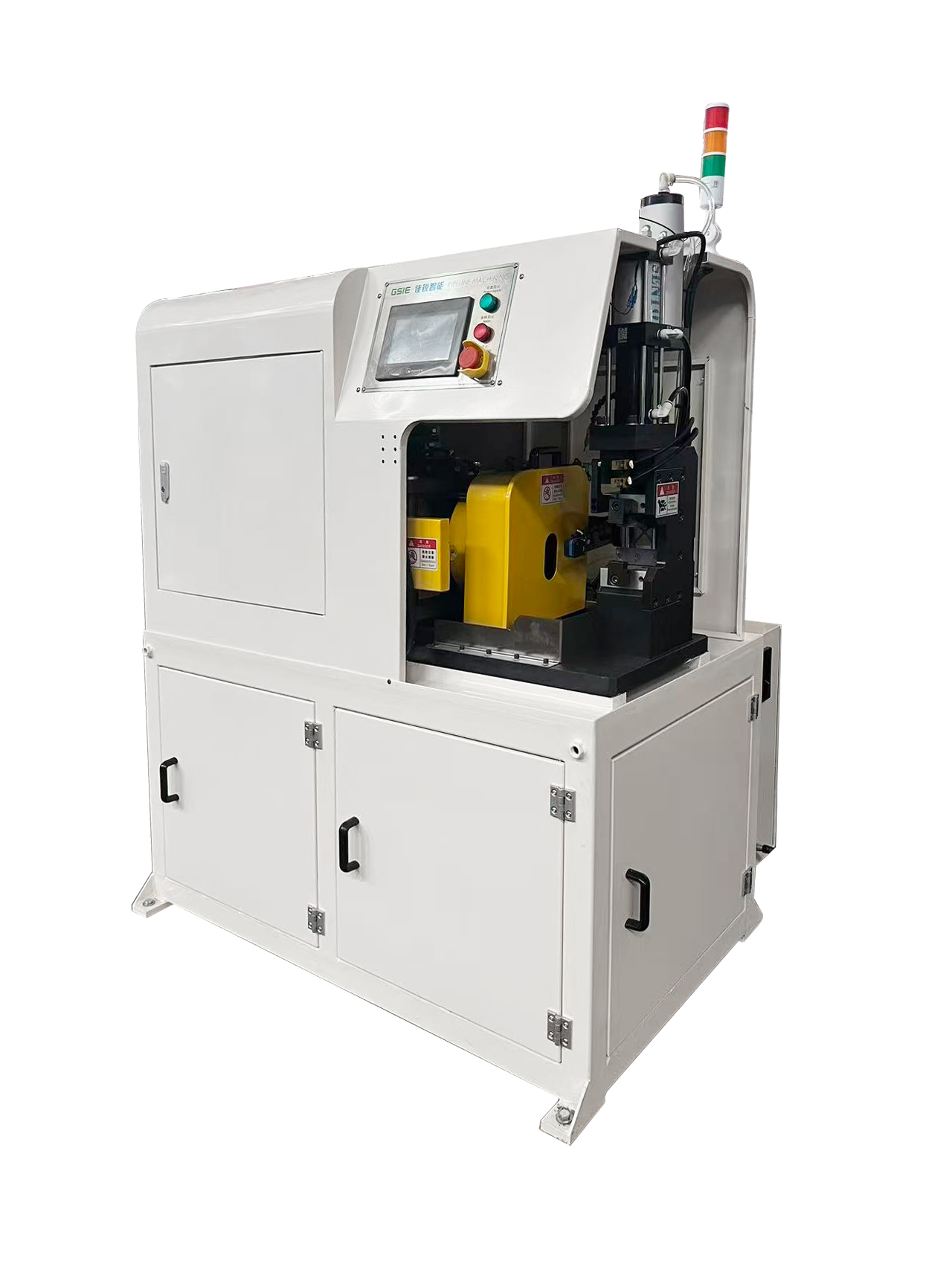 grooving machine for automotive air conditioning pipe grooves